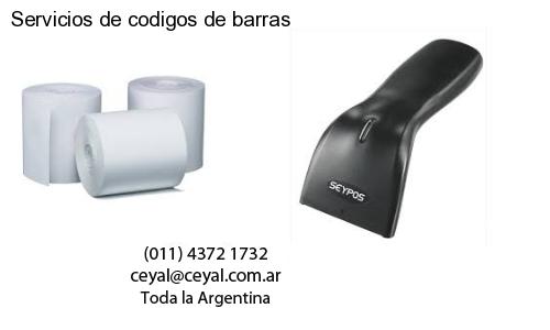 Servicios de codigos de barras