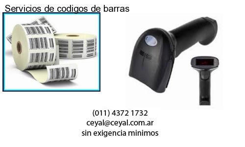 Servicios de codigos de barras