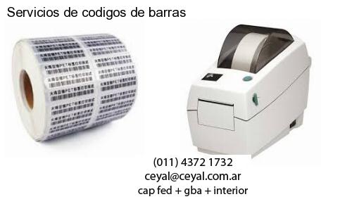 Servicios de codigos de barras