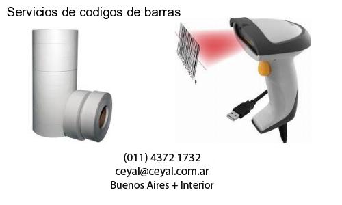 Servicios de codigos de barras