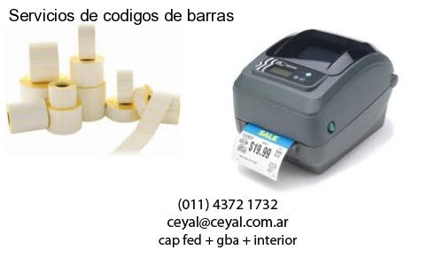 Servicios de codigos de barras
