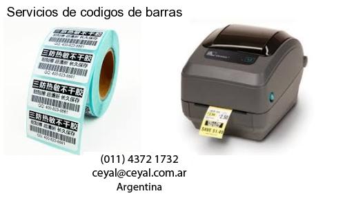 Servicios de codigos de barras