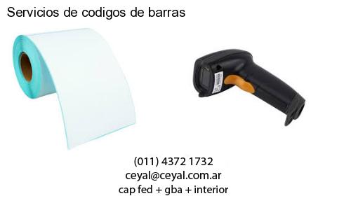 Servicios de codigos de barras