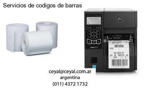 Servicios de codigos de barras