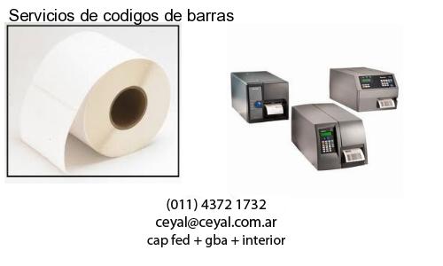 Servicios de codigos de barras