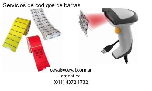 Servicios de codigos de barras