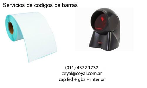 Servicios de codigos de barras