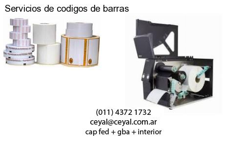 Servicios de codigos de barras