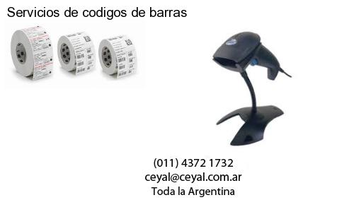 Servicios de codigos de barras