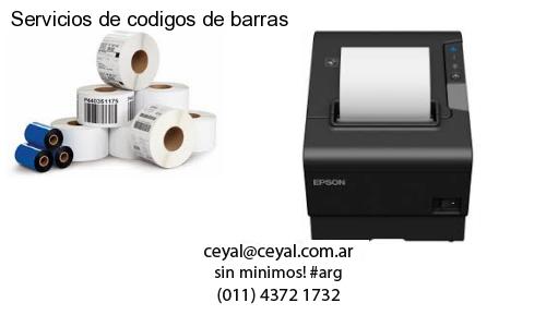 Servicios de codigos de barras