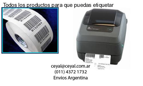 Todos los productos para que puedas etiquetar