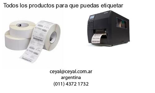 Todos los productos para que puedas etiquetar