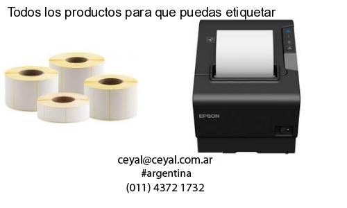 Todos los productos para que puedas etiquetar