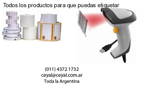 Todos los productos para que puedas etiquetar