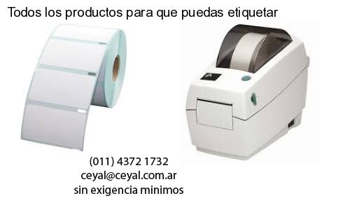 Todos los productos para que puedas etiquetar