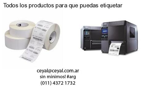 Todos los productos para que puedas etiquetar