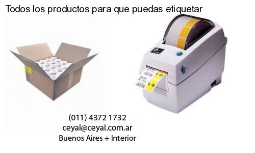 Todos los productos para que puedas etiquetar