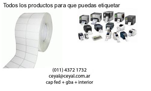 Todos los productos para que puedas etiquetar