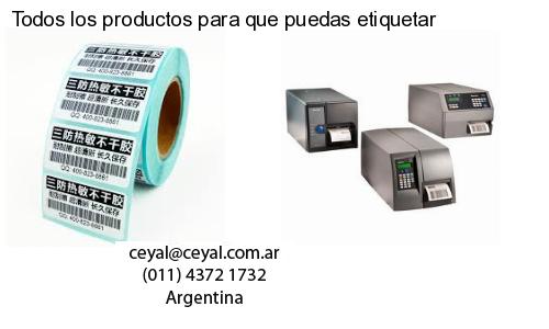 Todos los productos para que puedas etiquetar