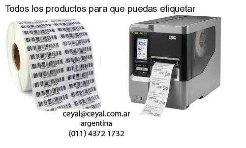 Todos los productos para que puedas etiquetar