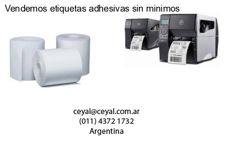 Vendemos etiquetas adhesivas sin minimos