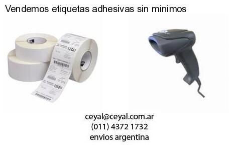 Vendemos etiquetas adhesivas sin minimos