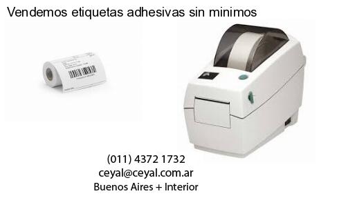 Vendemos etiquetas adhesivas sin minimos