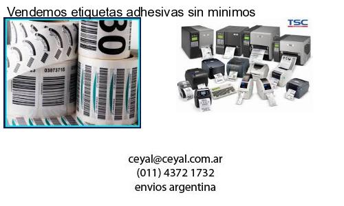 Vendemos etiquetas adhesivas sin minimos