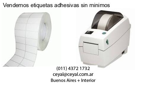 Vendemos etiquetas adhesivas sin minimos