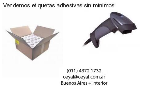 Vendemos etiquetas adhesivas sin minimos