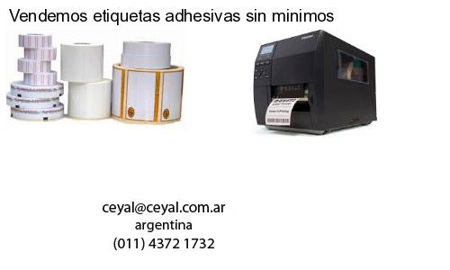 Vendemos etiquetas adhesivas sin minimos