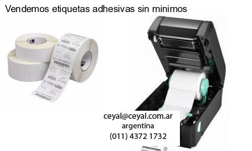 Vendemos etiquetas adhesivas sin minimos