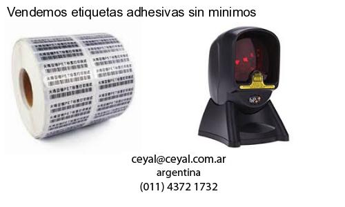 Vendemos etiquetas adhesivas sin minimos