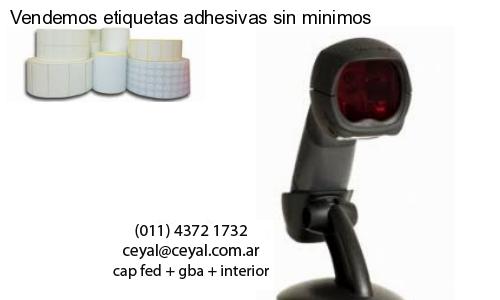 Vendemos etiquetas adhesivas sin minimos