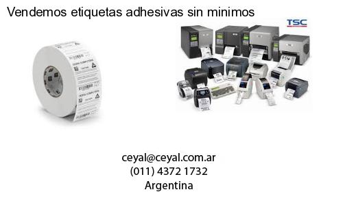 Vendemos etiquetas adhesivas sin minimos