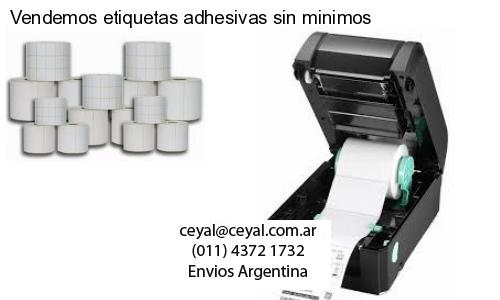 Vendemos etiquetas adhesivas sin minimos