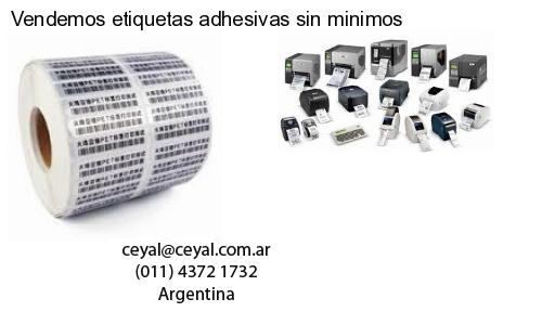 Vendemos etiquetas adhesivas sin minimos