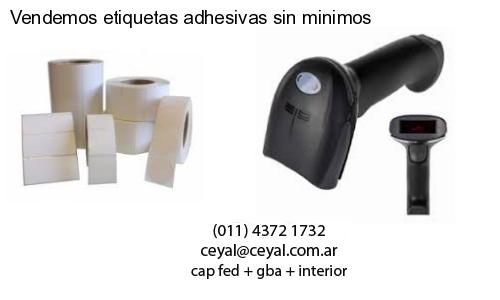 Vendemos etiquetas adhesivas sin minimos