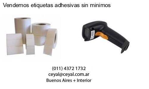 Vendemos etiquetas adhesivas sin minimos