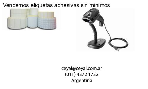 Vendemos etiquetas adhesivas sin minimos