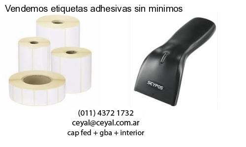 Vendemos etiquetas adhesivas sin minimos