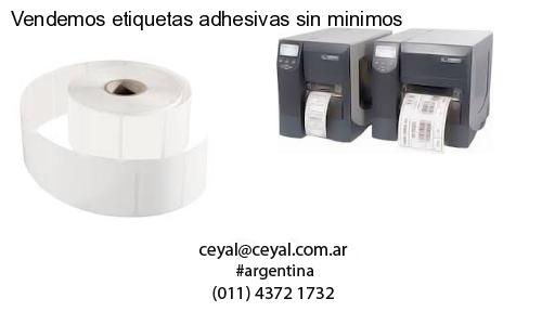 Vendemos etiquetas adhesivas sin minimos