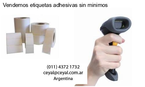 Vendemos etiquetas adhesivas sin minimos