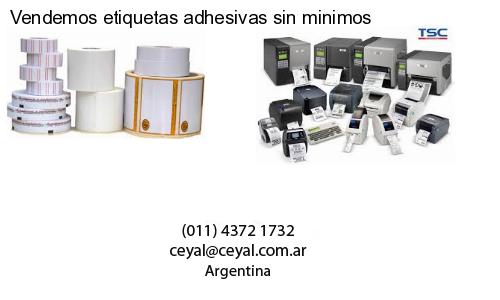 Vendemos etiquetas adhesivas sin minimos