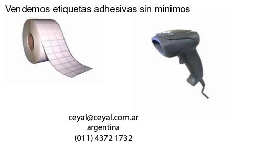 Vendemos etiquetas adhesivas sin minimos