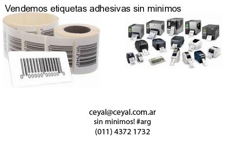 Vendemos etiquetas adhesivas sin minimos
