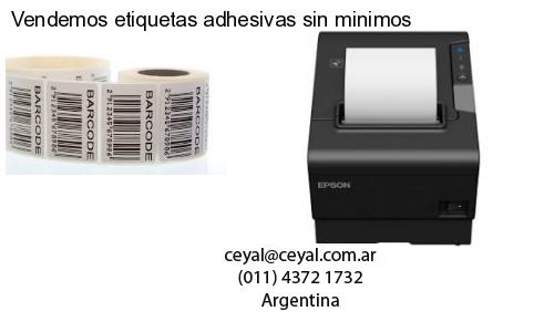Vendemos etiquetas adhesivas sin minimos