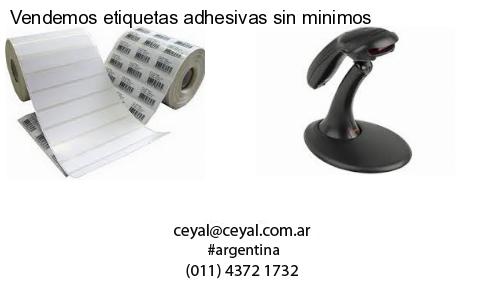 Vendemos etiquetas adhesivas sin minimos