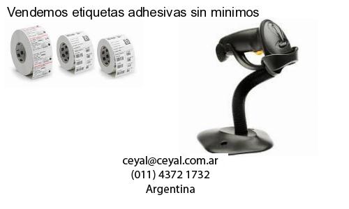Vendemos etiquetas adhesivas sin minimos