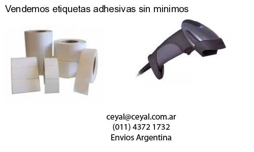 Vendemos etiquetas adhesivas sin minimos